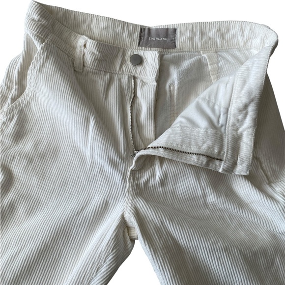 Everlane The Corduroy Straight Leg Ankle Crop Trouser Pants Sandstone Size 4 - Picture 8 of 9